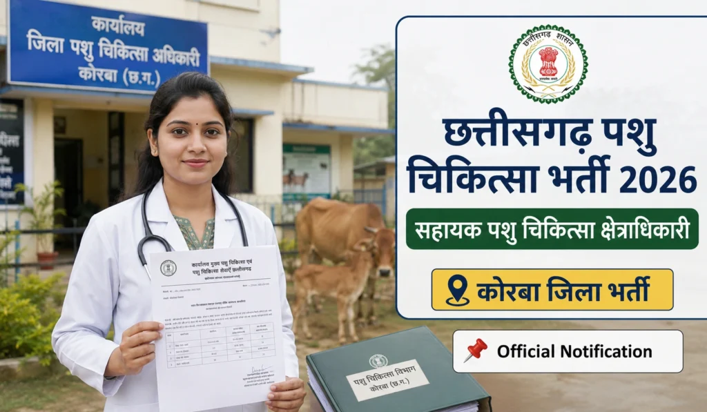 Korba Veterinary Recruitment 2026